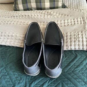 Ralph Lauren Polo black and grey boat shoes